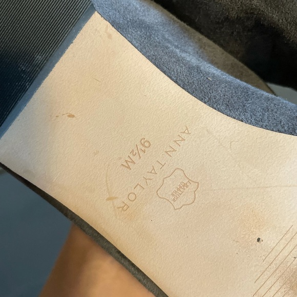 Ann Taylor Step Back Suede Smoking Slippers - Picture 8 of 8